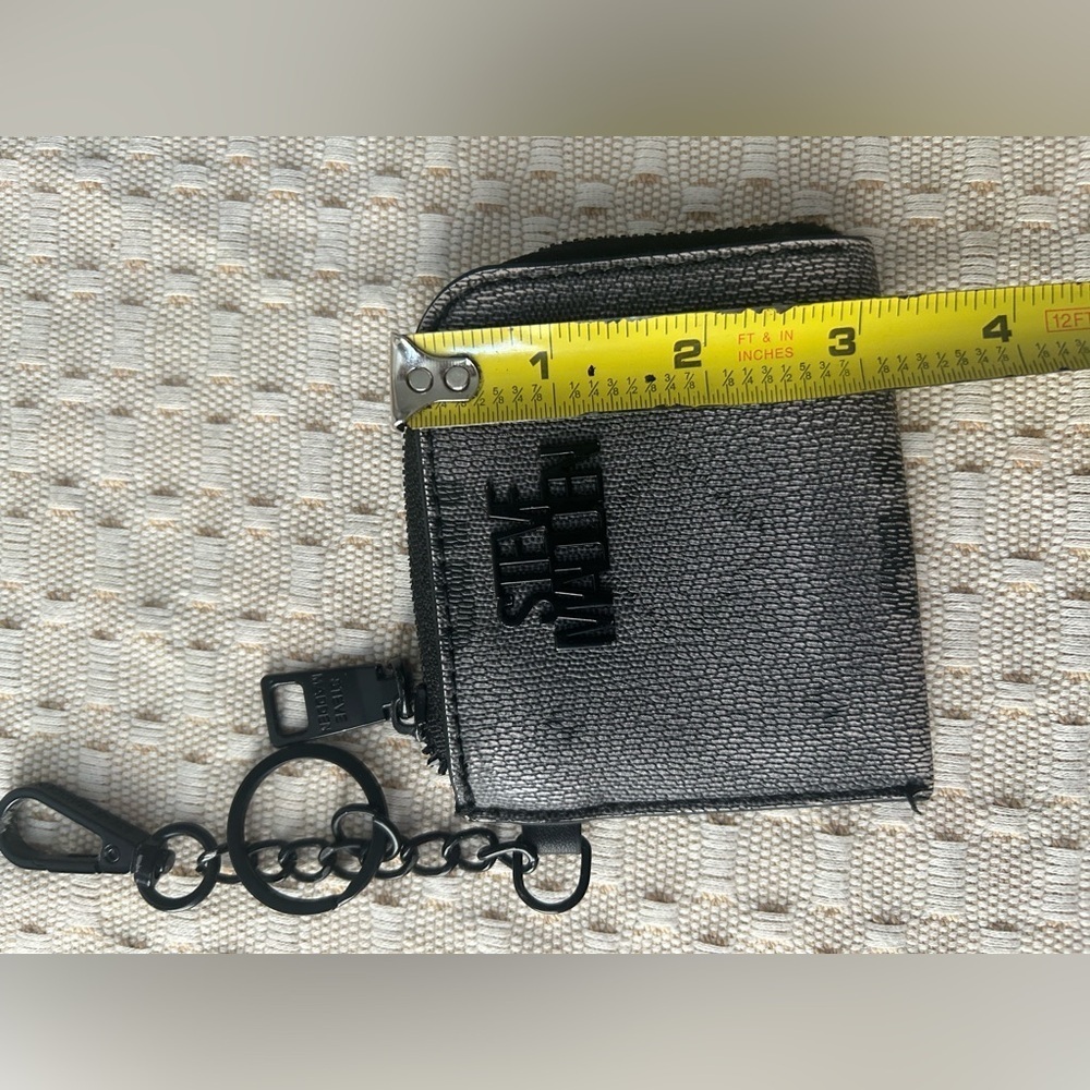 Steve Madden Black and Gray Coin Pouch - Picture 5 of 5